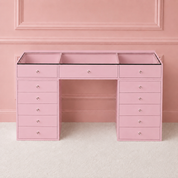 Pink vanity