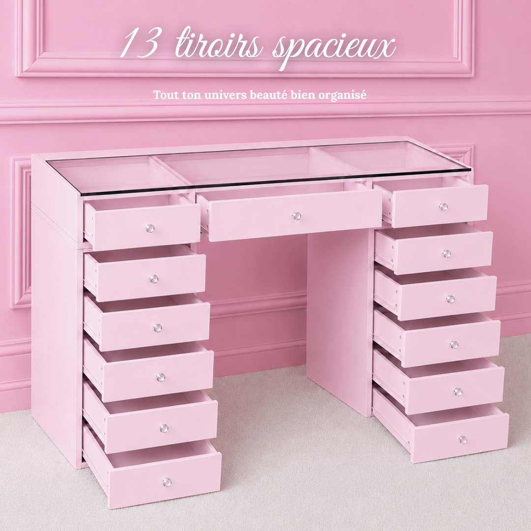 Pink Vanity Schminktisch