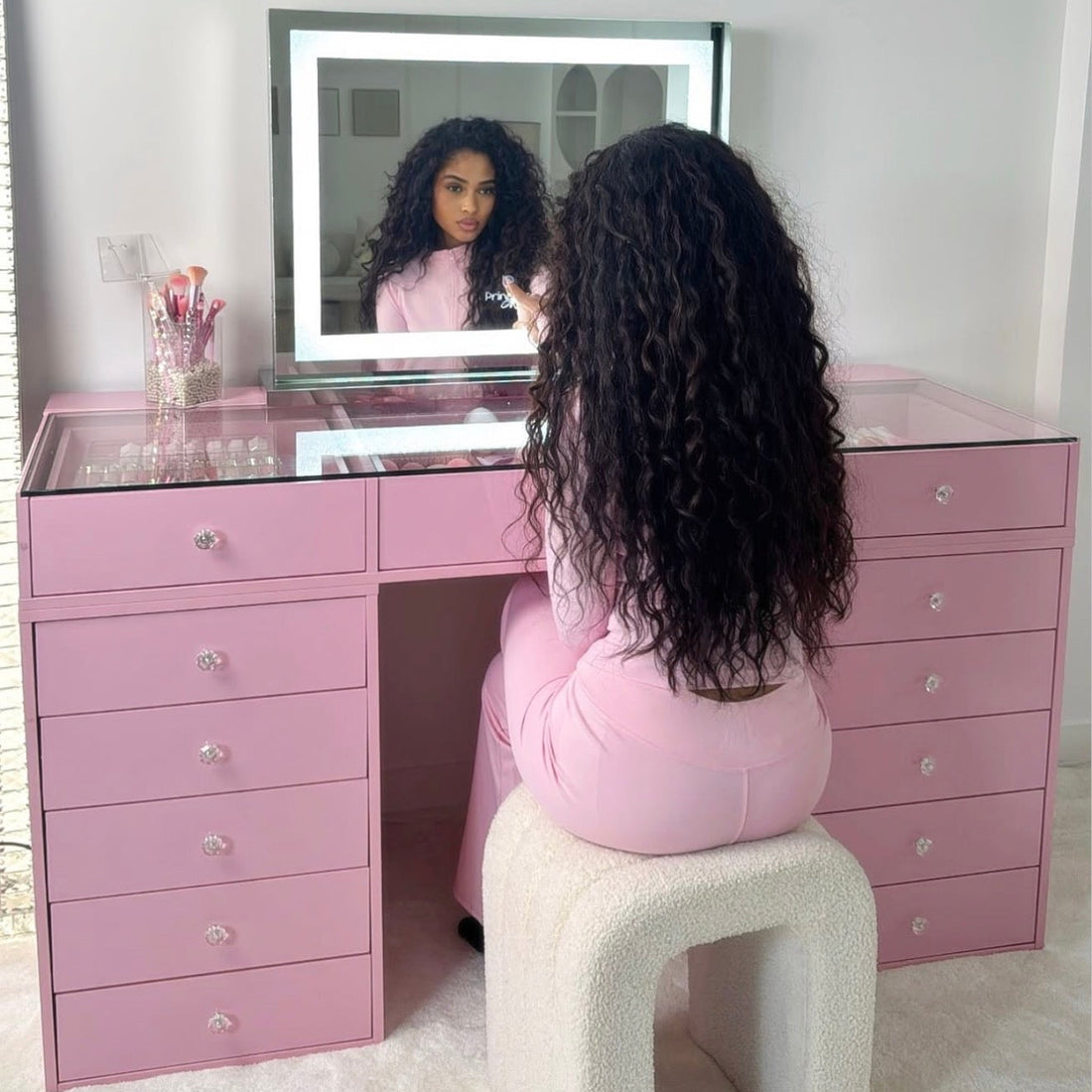 Pink Vanity Schminktisch